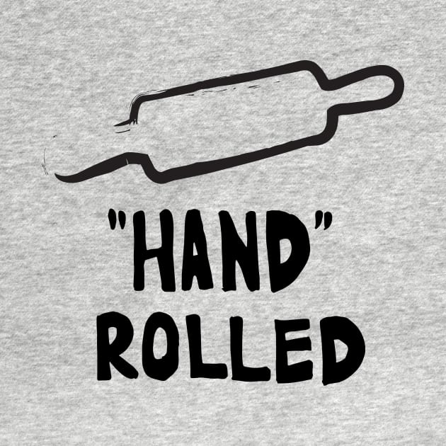 Hand Rolled Croissant t shirt by DoodeeVideo